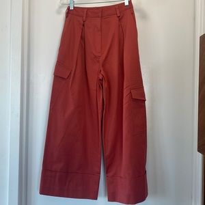 Tibi Cotton Cargo Pants